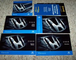 2008 Honda Element Owner's Manual Set