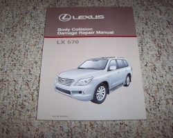 2008 Lexus LX570 Body Collision Damage Repair Manual