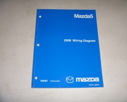2008 Mazda5 Wiring Diagrams Manual