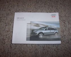 2008 Audi Q7 Owner's Manual