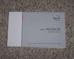 2008 Nissan Rogue Owner's Manual