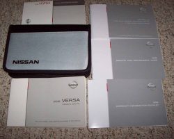 2008 Nissan Versa Owner Operator User Guide Manual Set
