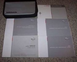 2008 Nissan 350Z Owner's Manual Set