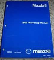 2008 Mazda5 Workshop Service Manual