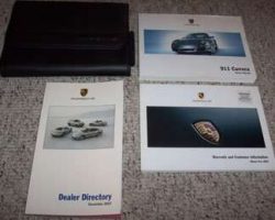2008 Porsche 911 Carrera Owner's Manual Set