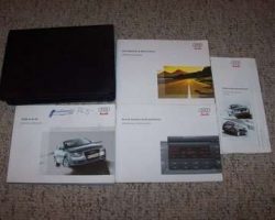 2008 Audi A4 Owner Operator User Guide Manual Set