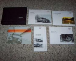 2008 Audi A5 Owner's Manual Set
