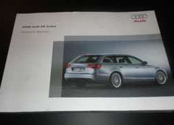 2008 Audi A6 Avant Owner's Manual