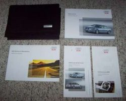 2008 Audi A6 Owner's Manual Set