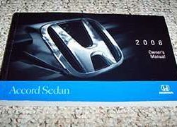 2008 Honda Accord Sedan Owner's Manual
