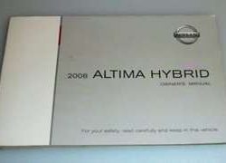 2008 Nissan Altima Hybrid Owner's Manual