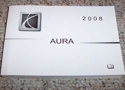 2008 Saturn Aura Owner Operator User Guide Manual