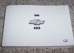 2008 Chevrolet Aveo Owner's Manual