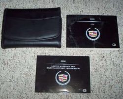 2008 Cadillac CTS Owner's Manual Set