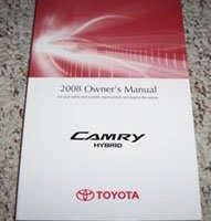 2008 Toyota Camry Hybrid Owner's Manual