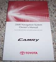 2008 Toyota Camry Navigation System Owner's Manual