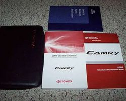 2008 Toyota Camry Owner's Operator Manual User Guide Set