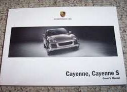 2008 Porsche Cayenne & Cayenne S Owner's Manual
