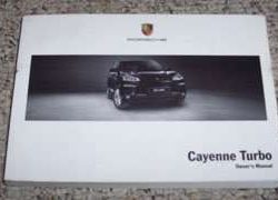 2008 Porsche Cayenne Turbo Owner Operator User Guide Manual