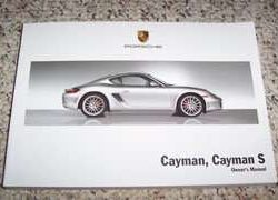 2008 Porsche Cayman & Cayman S Owner's Manual