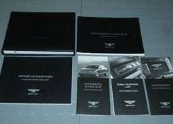 2008 Bentley Continental Flying Spur Owner's Manual