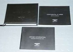 2008 Bentley Continental GT Speed Owner's Manual