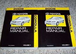 2008 Toyota Corolla Service Repair Manual