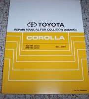 2009 Toyota Corolla Collision Damage Body Repair Manual