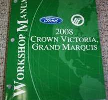 2008 Mercury Grand Marquis Shop Service Repair Manual