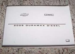 2008 GMC Savana Duramax Diesel Owner's Manual Supplement