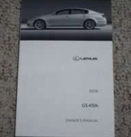 2008 Lexus GS450h Owner's Manual