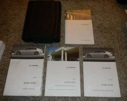 2008 Lexus GS460 & GS350 Owner's Manual Set