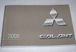 2008 Mitsubishi Galant Service Manual CD