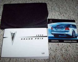 2008 Pontiac Grand Prix Owner's Manual Set