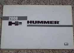 2008 Hummer H2 Owner's Manual