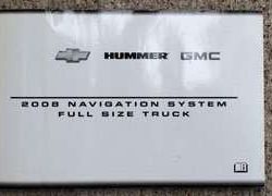 2008 Hummer H2 Navigation System Owner's Manual