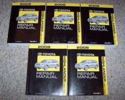 2008 Toyota Highlander Hybrid Service Repair Manual