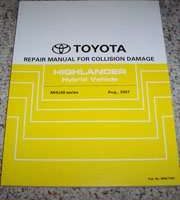 2009 Toyota Highlander Hybrid Collision Damage Body Repair