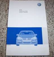 2008 Volkswagen Jetta Including Sportwagen Owner's Manual