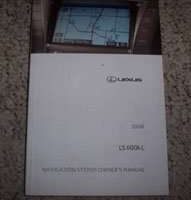 2008 Lexus LS600h L Navigation System Owner's Manual