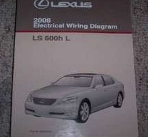 2008 Lexus LS600h L Electrical Wiring Diagram Manual