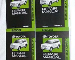 2008 Toyota Land Cruiser Service Repair Manual