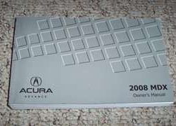 2008 Acura MDX Owner's Manual