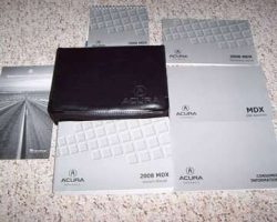 2008 Acura MDX Owner's Manual Set