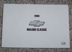 2008 Chevrolet Malibu Classic Owner's Manual