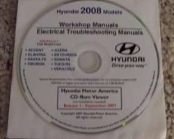 2008 Hyundai Azera Workshop & Electrical Troubleshooting Manual CD