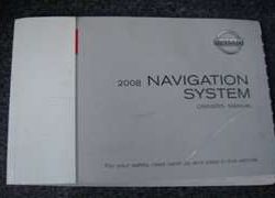 2008 Nissan 350Z Navigation System Owner's Manual