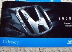2008 Honda Odyssey Owner's Manual