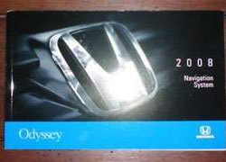 2008 Honda Odyssey Navigation System Owner's Manual
