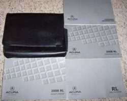 2008 Acura RL Owner's Manual Set